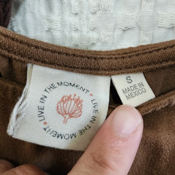 SHEIN and Live in the Moment Brown Crop Top Y2K Bundle of Tops Size Small - Picture 3 of 12